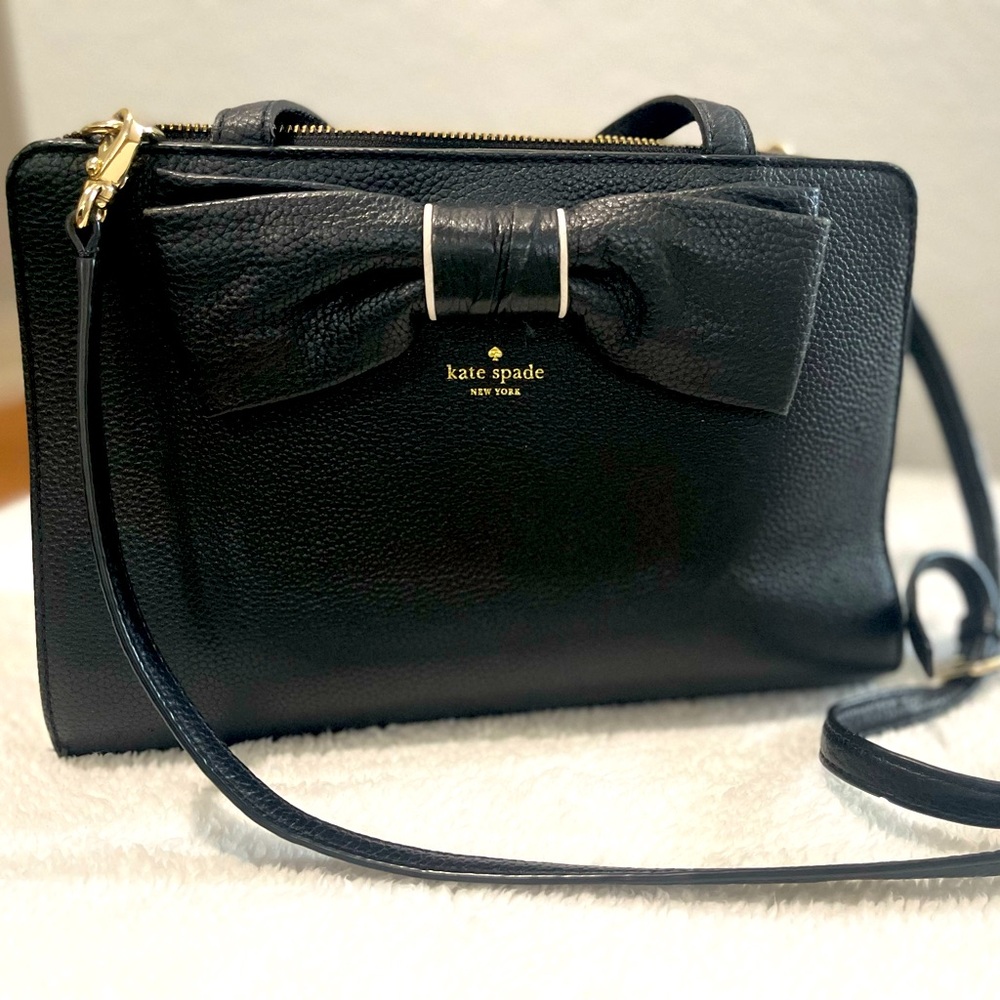 Kate Spade Black Bow Purse